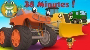 'Max The Monster Truck and More Big Trucks For Children | Gecko\'s Garage'