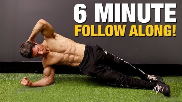 '6 Pack Abs Workout | Just 6 Minutes!! (FOLLOW ALONG)'