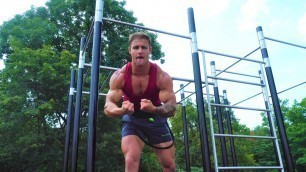 'MY SECRET TO STAYING LEAN / Outdoor Fitness Model Workout'