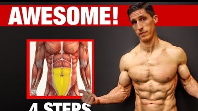 '4 Steps to Awesome LOWER ABS! (Works Every Time)'