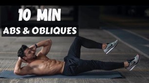 '10 MIN ABS AND OBLIQUES WORKOUT | Rowan Row'