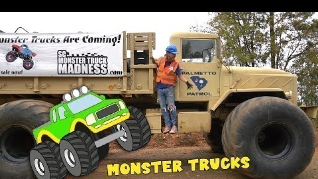 'Monster Trucks for Kids | Learn about Real Monster Trucks'