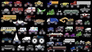 'Monster Vehicles Collection - Monster Trucks - The Kids\' Picture Show (Fun & Educational)'