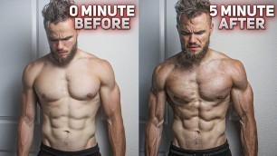 'How To Get ABS in 5 Minute (NO REST)'