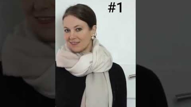 '2 Quick Ways to Wear a Winter Scarf'