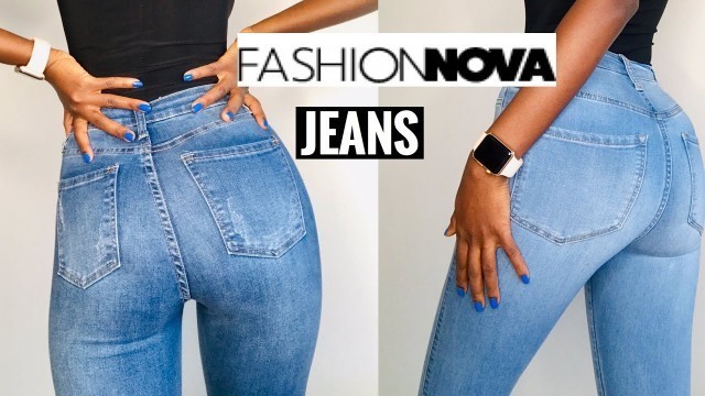 'FASHION NOVA JEANS TRY ON HAUL | MUST HAVE JEANS YOU NEED | SARAFINAHN'