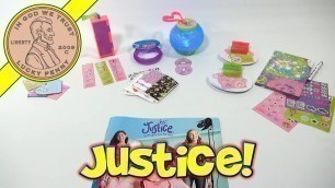'Justice #5 Magnetic Note Clip #6 Fashion Designer Notebook  - 2013 McDonald\'s Happy Meal Toy Review'