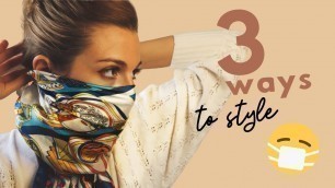 'How to Style a Scarf into a Face Mask 