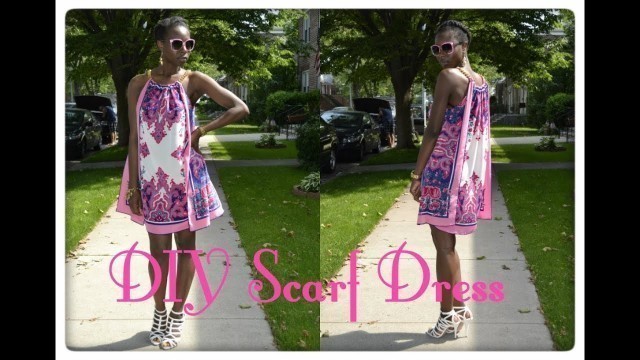 'DIY Summer Scarf Dress'