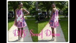'DIY Summer Scarf Dress'