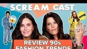 'Cast Of Scream Review 90s Fashion Trends'