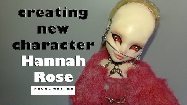 'Hannah Rose | Fecal Matter | Draculaura Monster High Repaint doll OOAK'