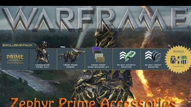 'Warframe - Zephyr Prime Accessories'