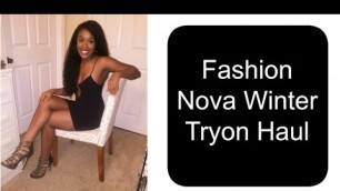 'Fashion Nova Winter Try-on Haul'