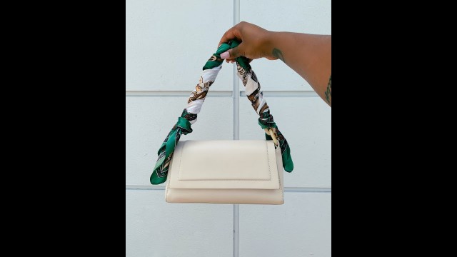'How to Tie a Scarf on a Handbag | #short'