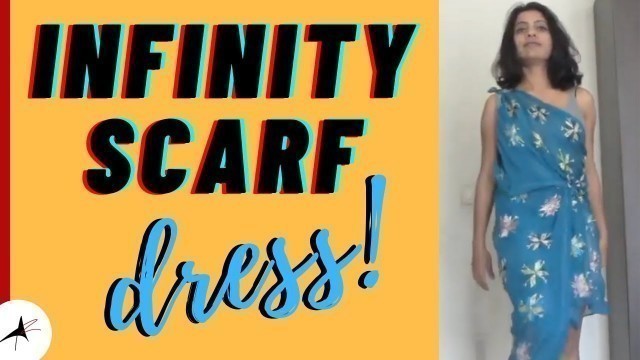 'Wear Infinity Scarf As A Dress | #Shorts'