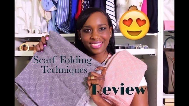 'Gucci Scarf Review & How to: Scarf Folding Techniques'