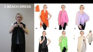 'Multi-Way to Wear Chiffon Vest/ Scarf'