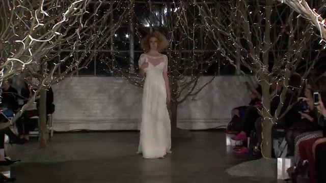 'Jenny Packham Bridal SS14 catwalk video - New York'