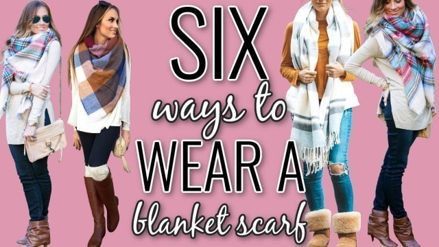 '6 Diferrent Ways to Wear a Blanket Scarf for Fall'