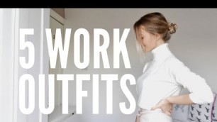 '5 workwear outfits, what I wear to work as a DOCTOR | workwear look book | Dr Sarah Nicholls'