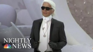 'Iconic Fashion Designer Karl Lagerfeld Dies At 85 | NBC Nightly News'