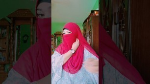 'how to wear niqab with scarf step by stepm 2021 #Short-10'