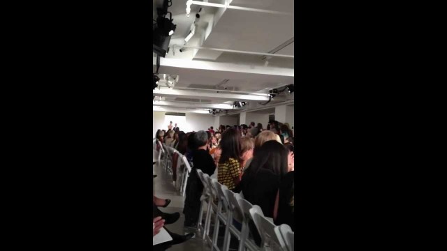 'Oscar de la Renta Spring 2013 Runway Show Ending'