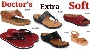 'DOCTOR EXTRA SOFTWARE FOOTWEAR COLLECTION WITH PRICE FOR SANDAL CHAPPAL SLIPPER SHOES DESIGN COMFORT'