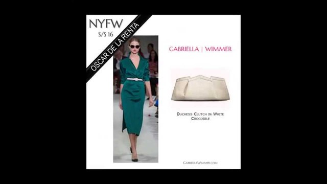 'Oscar De La Renta S/S 16 with Gabriella Wimmer Jewelry-Handbags'