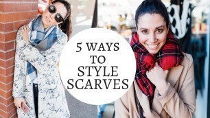 'HOW-TO STYLE A (BURBERRY) SCARF: FIVE WAYS'