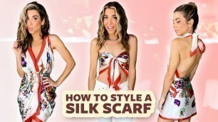 '23 Sexy Ways to Wear a Silk Scarf | DIY with Orly Shani'