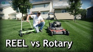 'Reel vs Rotary Lawn Mowers // Pros and Cons, Cut Quality, How To Mow Low'