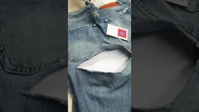 'Before & After Jean Hole by The Denim Doctor #fashion #jeans #levis #repairs #hacks #TheDenimDoctor'