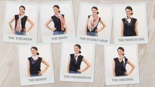 'cabi Spring 2018 | How to tie a scarf'