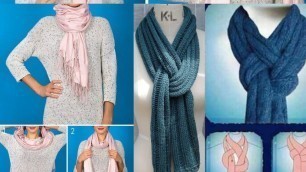 'How to wear scarf || how to style scarf or stole'