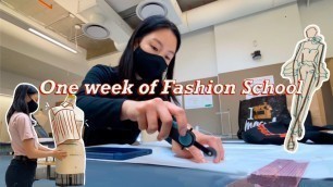 'Week in my life at fashion school | NYC fashion student, Parsons art school vlog'