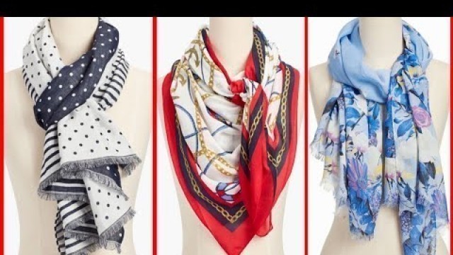 'Scarf styles for girls | how to wear a scarf | 4 Ways to wear a scarf |  Shawl style for girls'