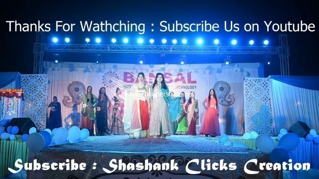 'Ethnic Fashion show Girls @ Bansal I.E.T.'