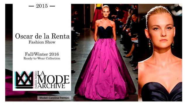 'Oscar de la Renta Fashion Show - Fall/Winter 2016 Ready-to-Wear Collection'