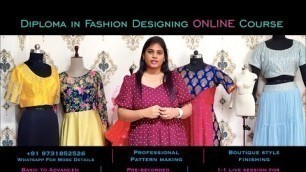 'Learn Fashion Designing Online Course | Complete Briefing'