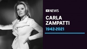 'Hundreds gather to farewell fashion designer Carla Zampatti at state funeral | ABC News'
