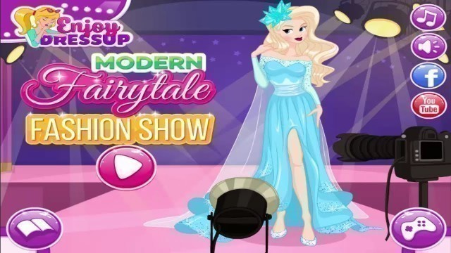 'Modern Fairytale Fashion Show - Disney Princess Dress up game for girls and kids'