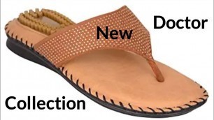 'ladies doctor footwear collection sandal sleeper shoes chappal design for girls'