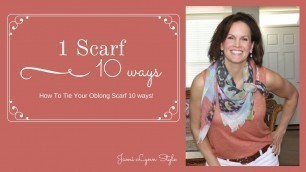'How to Tie Your Scarf 10 Ways'