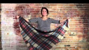 '8 Ways to Tie a Huge Blanket Scarf!'