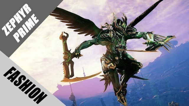 'Warframe | Fashion Frame | Zephyr Prime : Elementalist of Wind'