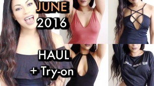'Summer No bra Try On Haul 2016 | Stylewe.com, River Island, Boohoo, WholeFoods.. | Grace Anastasia'