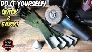'The BEST NEW Tool For Sharpening A Lawn Mower Blade! (Have You Seen This Yet?!)'