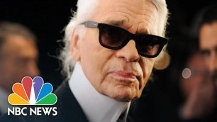 'Iconic Fashion Designer Karl Lagerfeld Dies Aged 85 | NBC News'